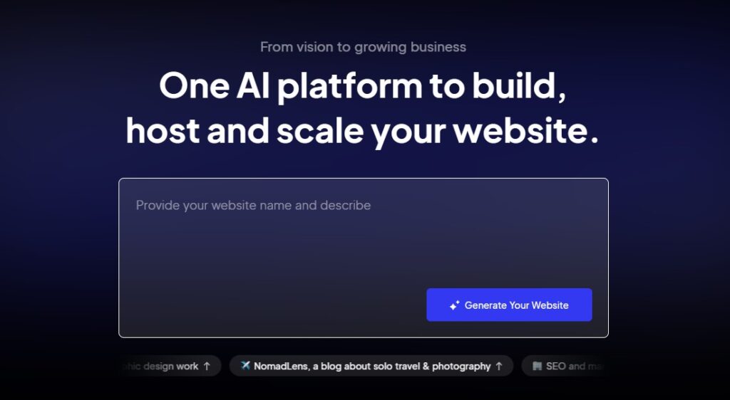 Design Website with AI